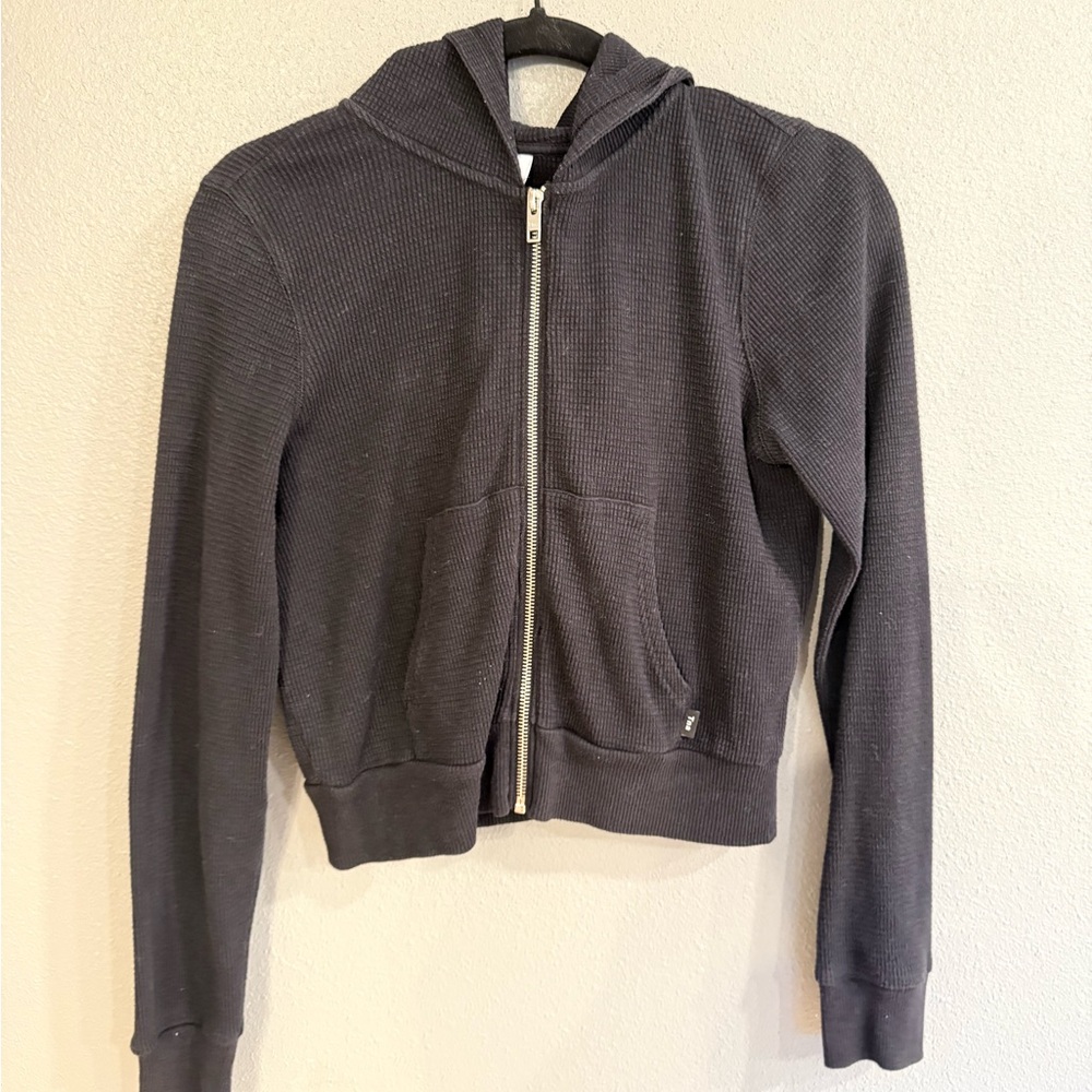 TNA Black Zip-Up Hoodie